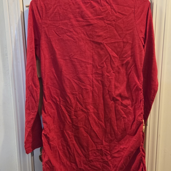 NWT RARE Koala Kik Xmas 🎁 Small Maternity Tee with Gold Bow - Picture 3 of 5